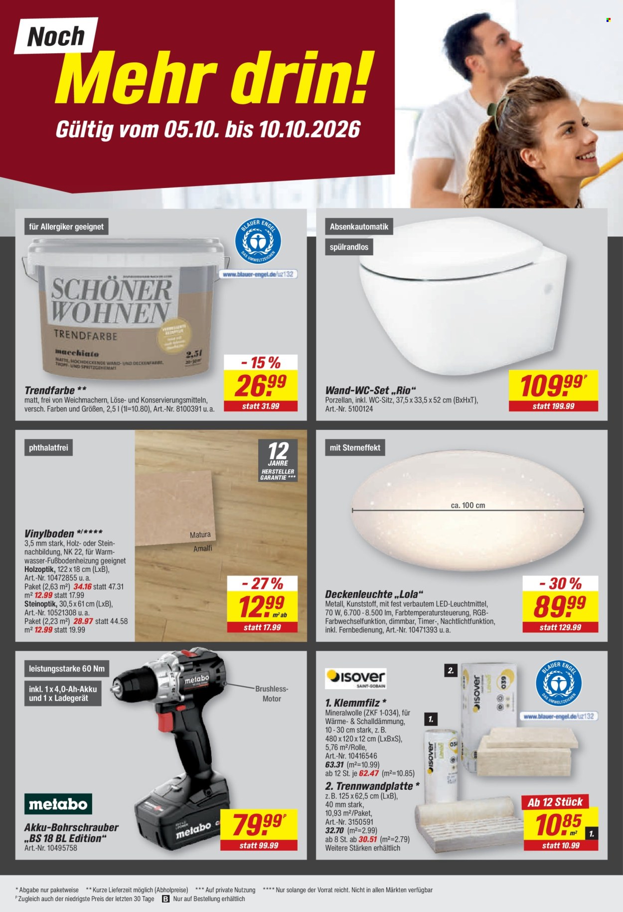 toom Baumarkt Prospekte  - 5.10.2026 - 10.10.2026. Seite 2