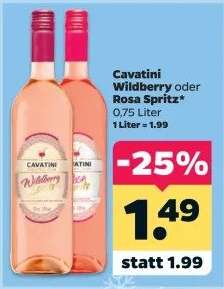Cavatini Wildberry oder Rosa Spritz