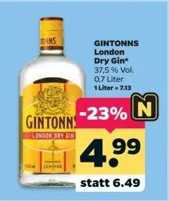 GINTONNS London Dry Gin*