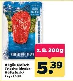 Allgäu Fleisch Frische Rinder-Hüftsteak