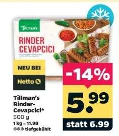 Tillman's Rinder-Cevapcici