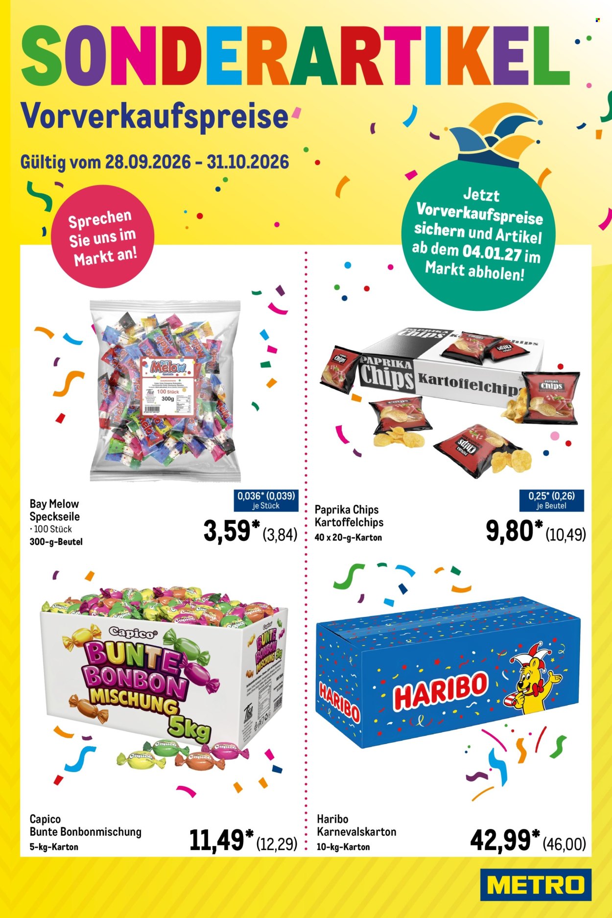 Metro Prospekte  - 28.09.2026 - 31.10.2026. Seite 1