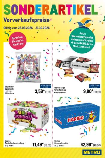 Prospekte Metro - 28.09.2026 - 31.10.2026.