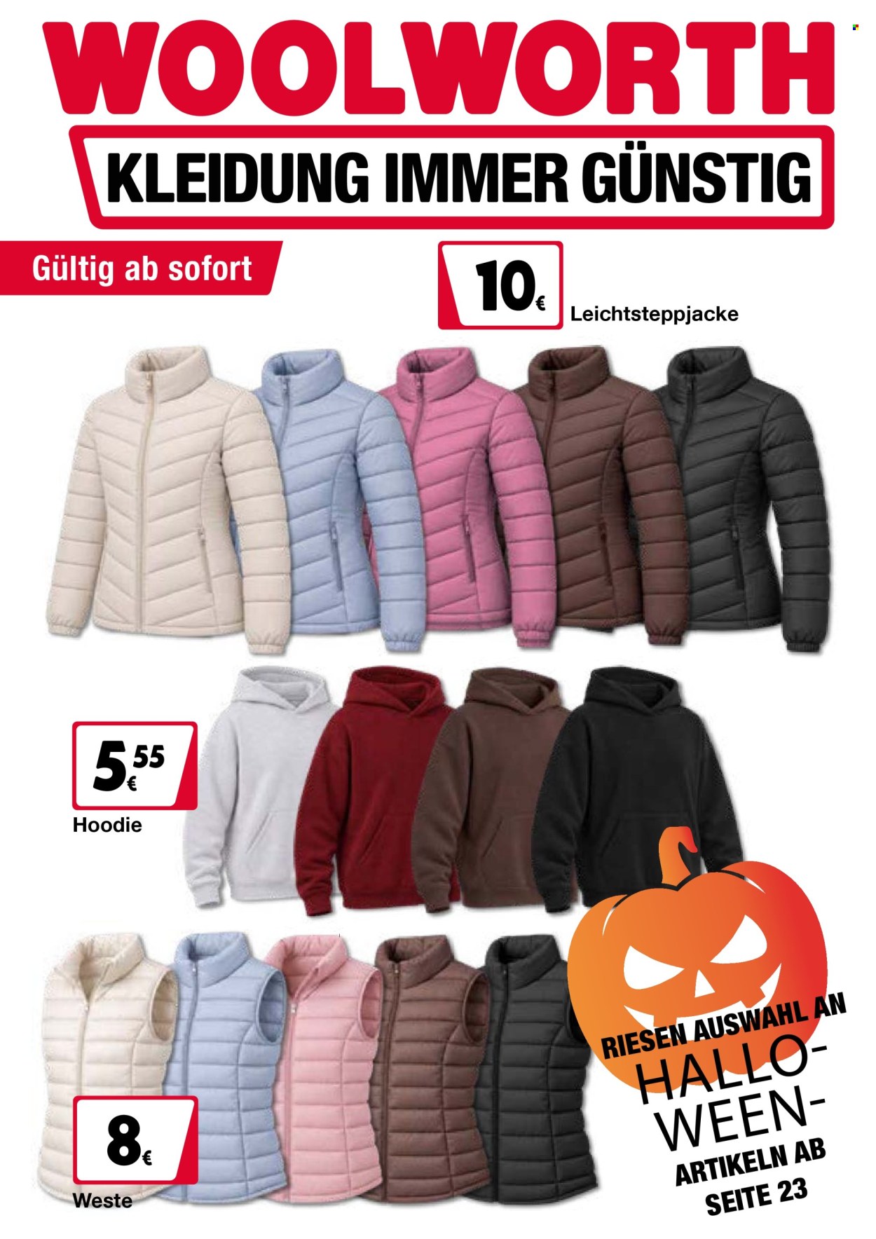 Woolworth Prospekte  - 25.09.2026 - 5.10.2026. Seite 1