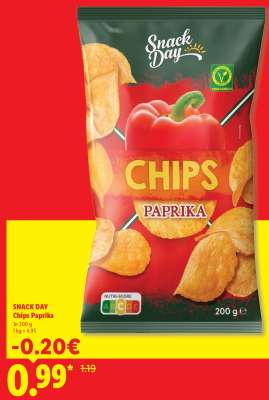 Snack Day Chips Paprika