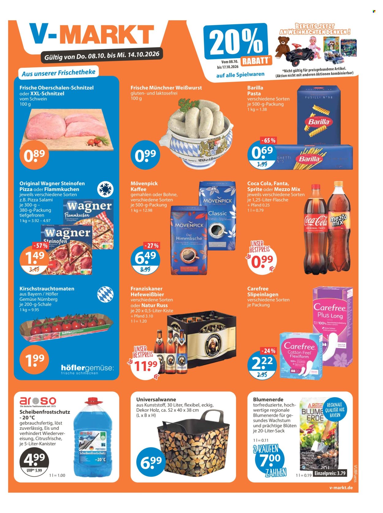 V-Markt Prospekte  - 8.10.2026 - 14.10.2026. Seite 1
