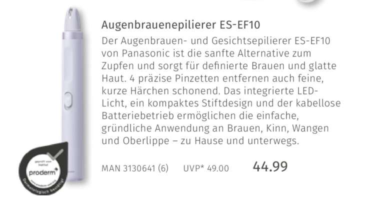 Augenbrauenepilierer ES-EF10