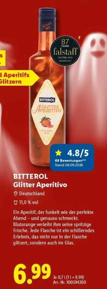 Bitterol Glitter Aperitivo