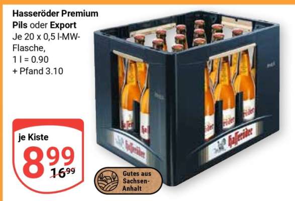 Hasseröder Premium Pils oder Export