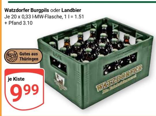 Watzdorfer Burgpils oder Landbier