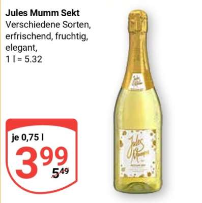 Jules Mumm Sekt