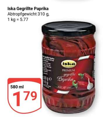 Iska Gegrillte Paprika