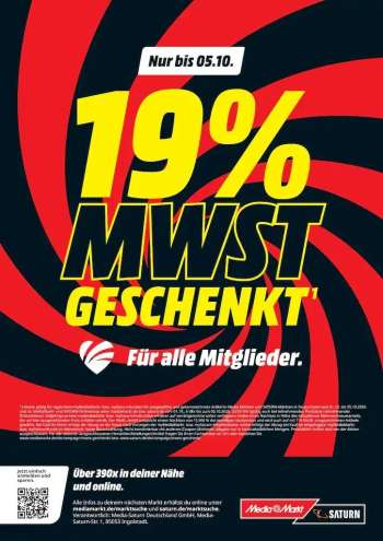 Prospekte MediaMarkt - 1.10.2026 - 5.10.2026.