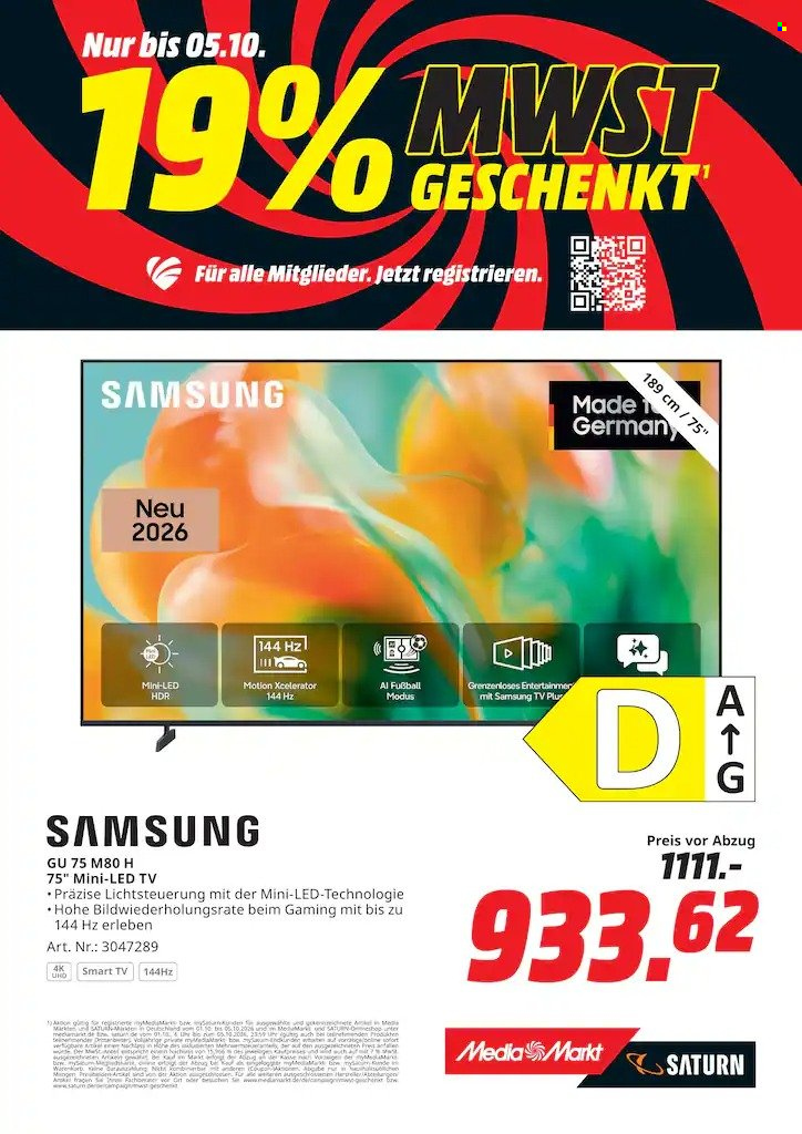 MediaMarkt Prospekte  - 1.10.2026 - 5.10.2026. Seite 4