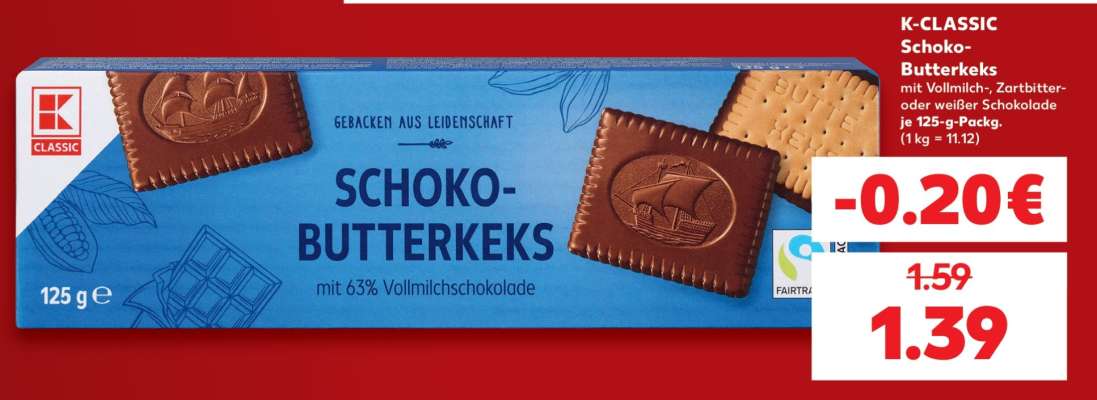 K-CLASSIC Schoko-Butterkeks