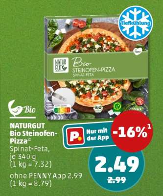 NATURGUT Bio Steinofen-Pizza