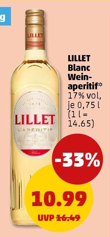 LILLET Blanc Weinaperitif
