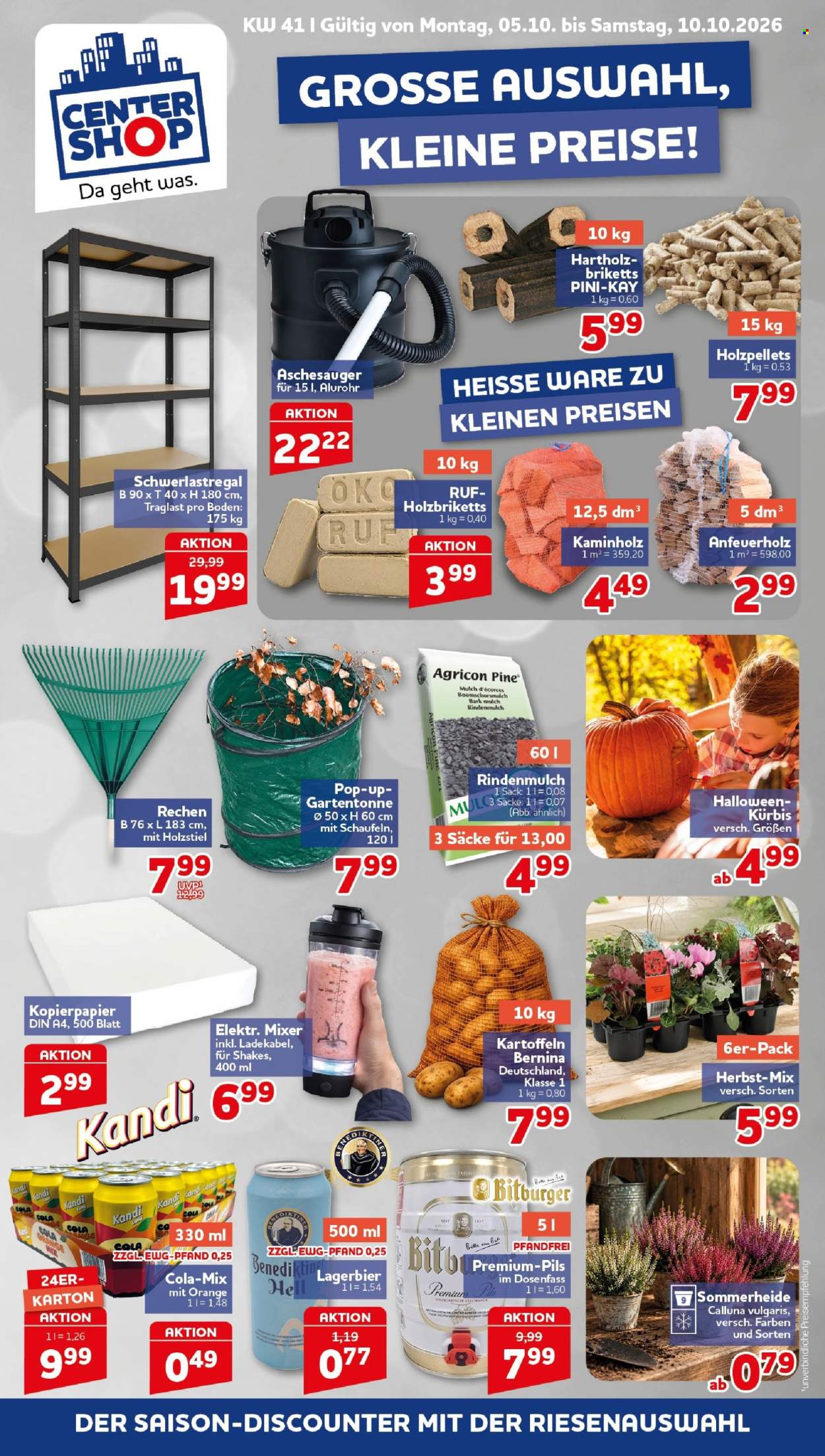 CENTERSHOP Prospekte  - 5.10.2026 - 10.10.2026. Seite 1