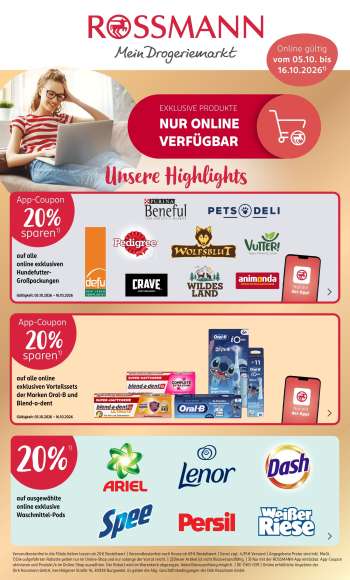 Prospekte Rossmann - 5.10.2026 - 16.10.2026.