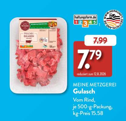MEINE METZGEREI Gulasch