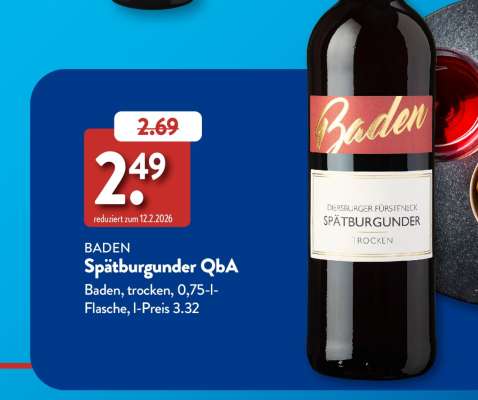 BADEN Spätburgunder QbA