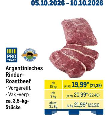 Argentinisches Rinder-Roastbeef