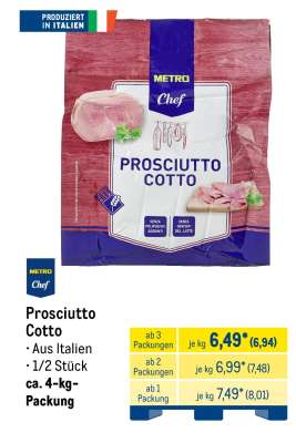 Prosciutto Cotto