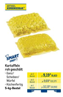 Kartoffeln roh geschält