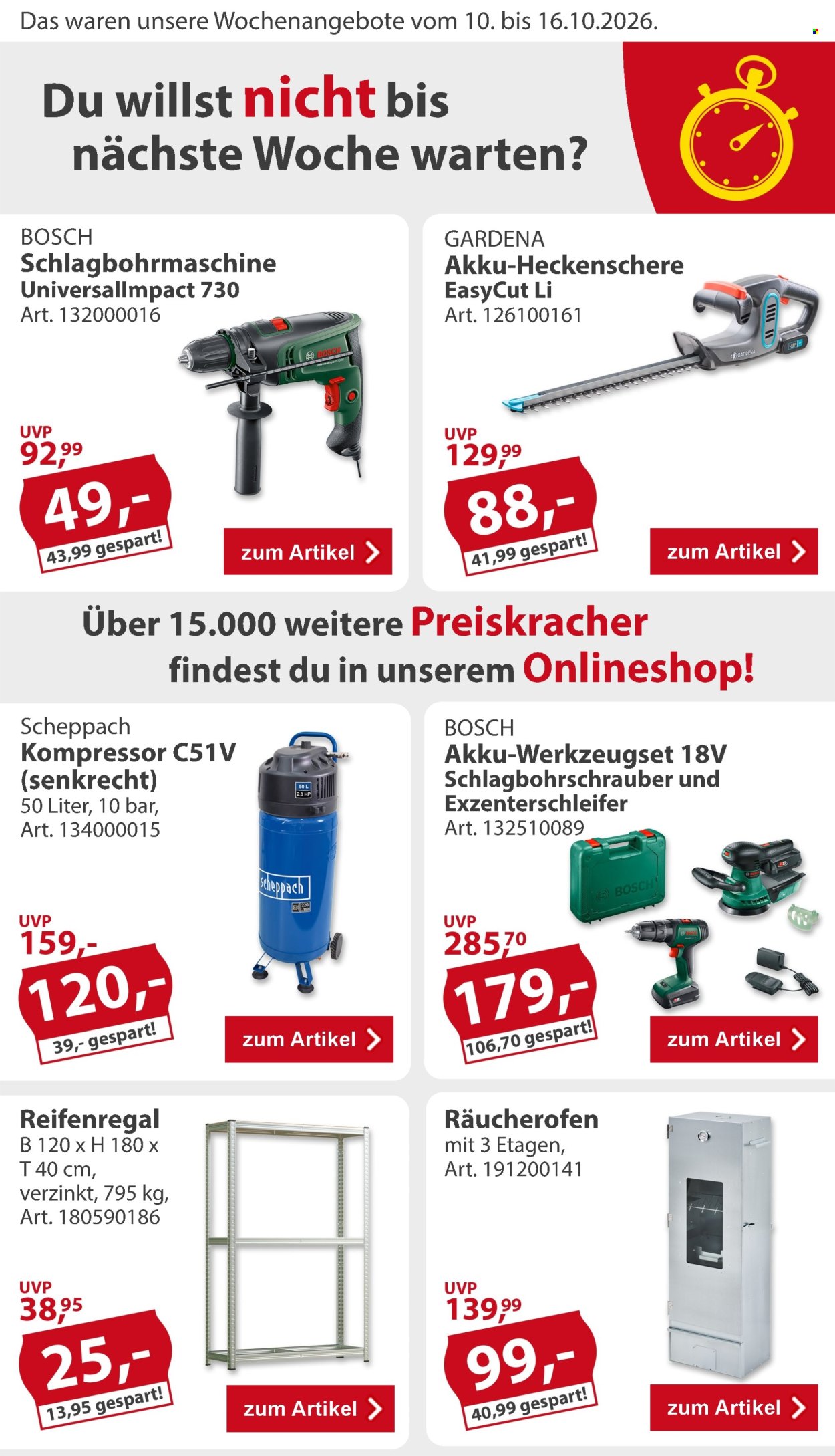 Leták Sonderpreis-Baumarkt - 10.10.2026 - 16.10.2026. Strana 2