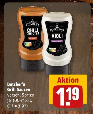 Butcher’s Grill Saucen