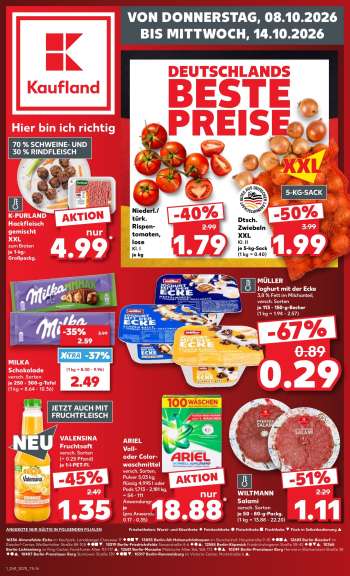 Prospekte Kaufland - 8.10.2026 - 14.10.2026.