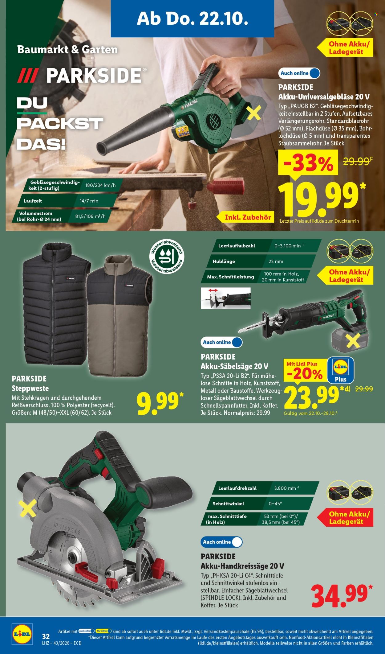 Leták Lidl - 19.10.2026 - 24.10.2026. Strana 20