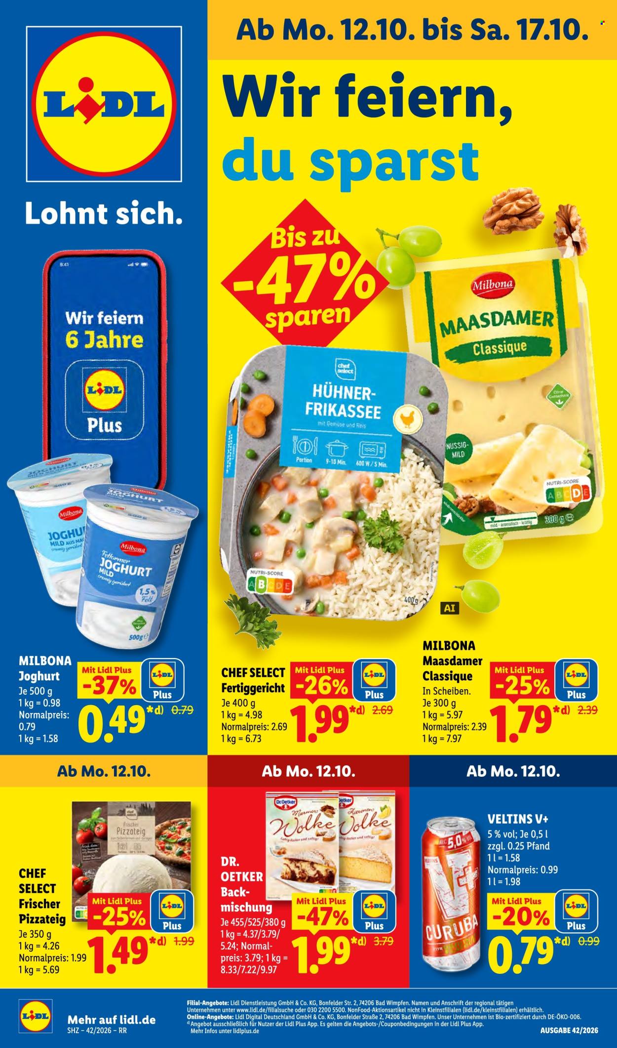 Lidl Prospekte  - 12.10.2026 - 17.10.2026. Seite 1
