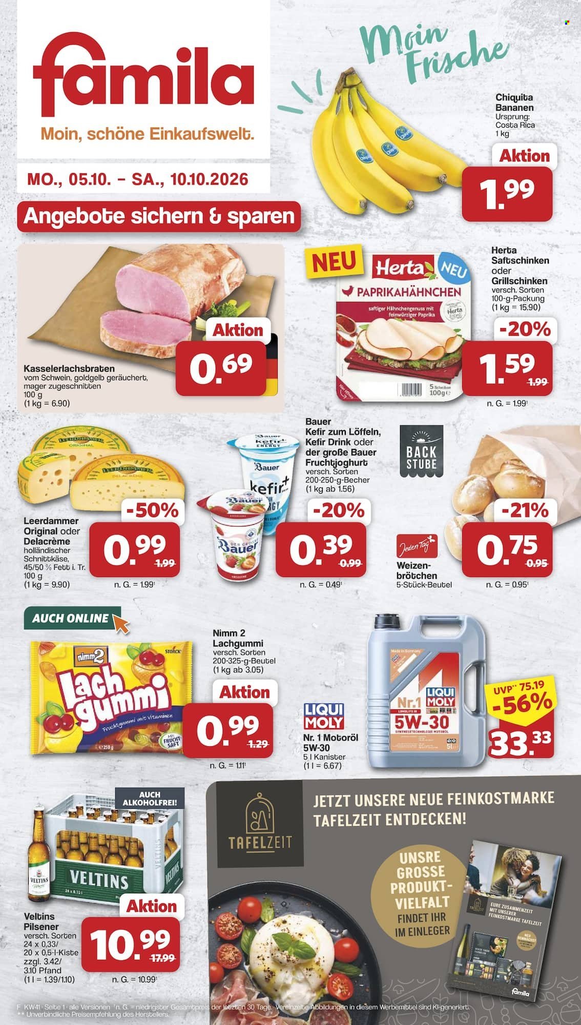 famila Prospekte  - 5.10.2026 - 10.10.2026. Seite 1