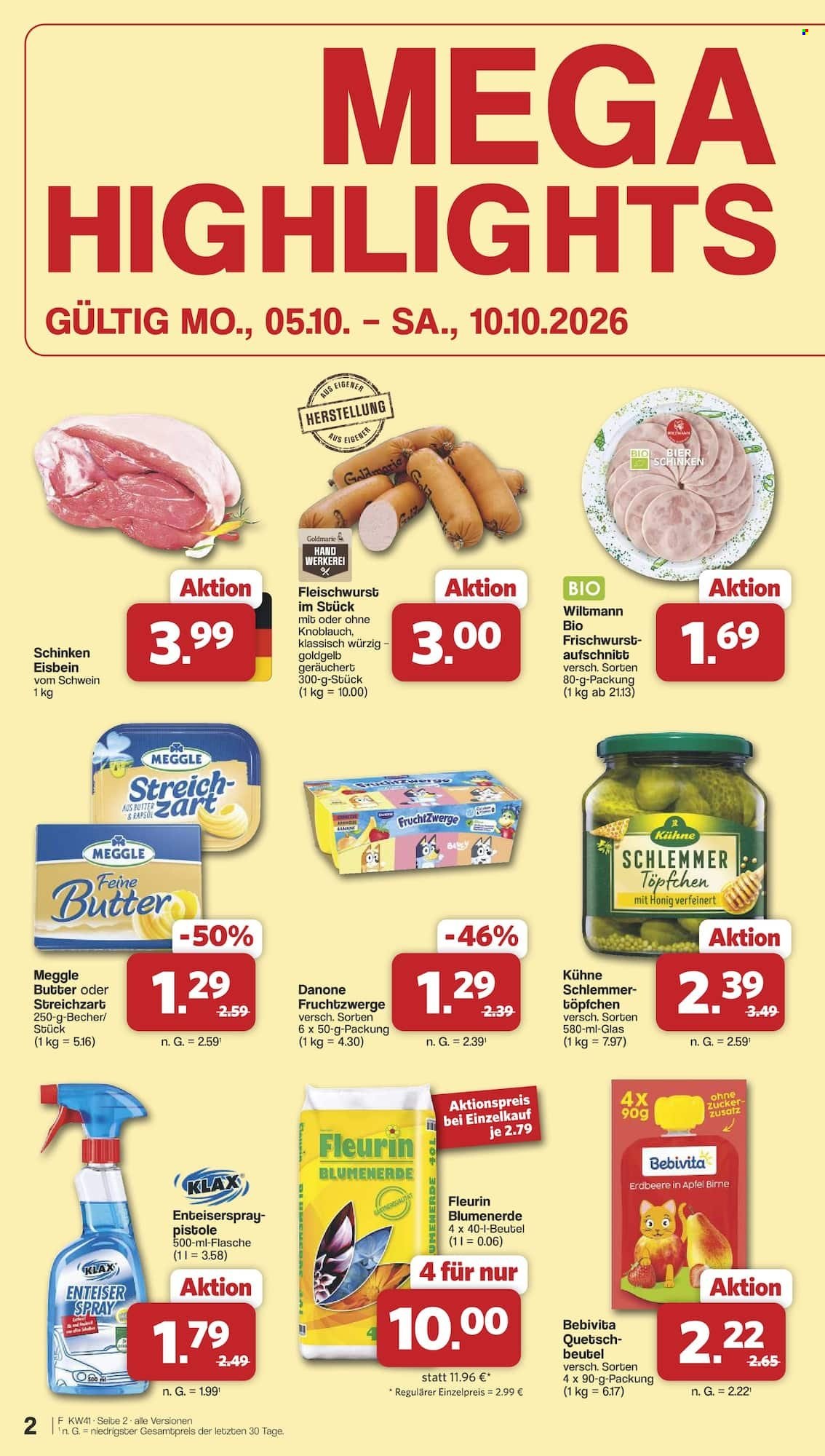 famila Prospekte  - 5.10.2026 - 10.10.2026. Seite 2