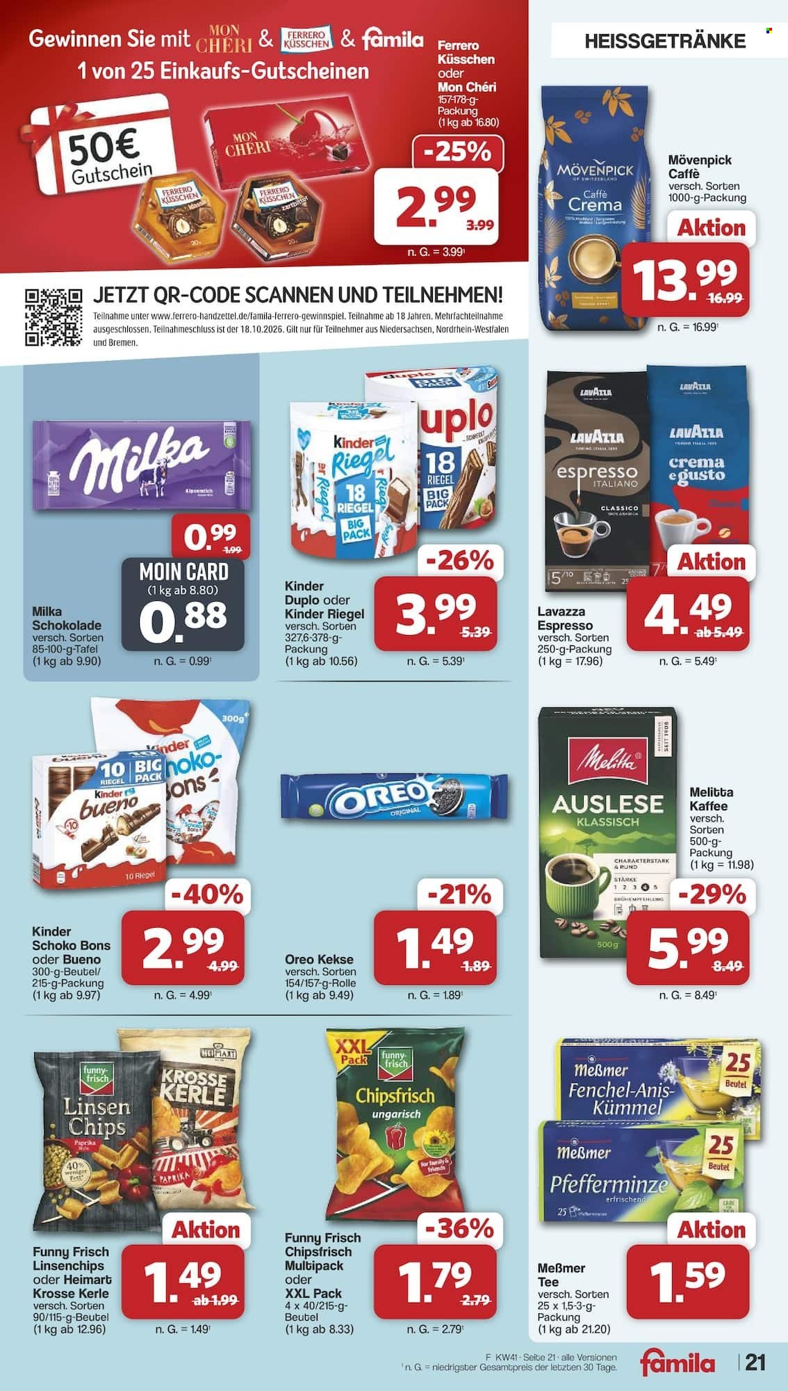 famila Prospekte  - 5.10.2026 - 10.10.2026. Seite 21