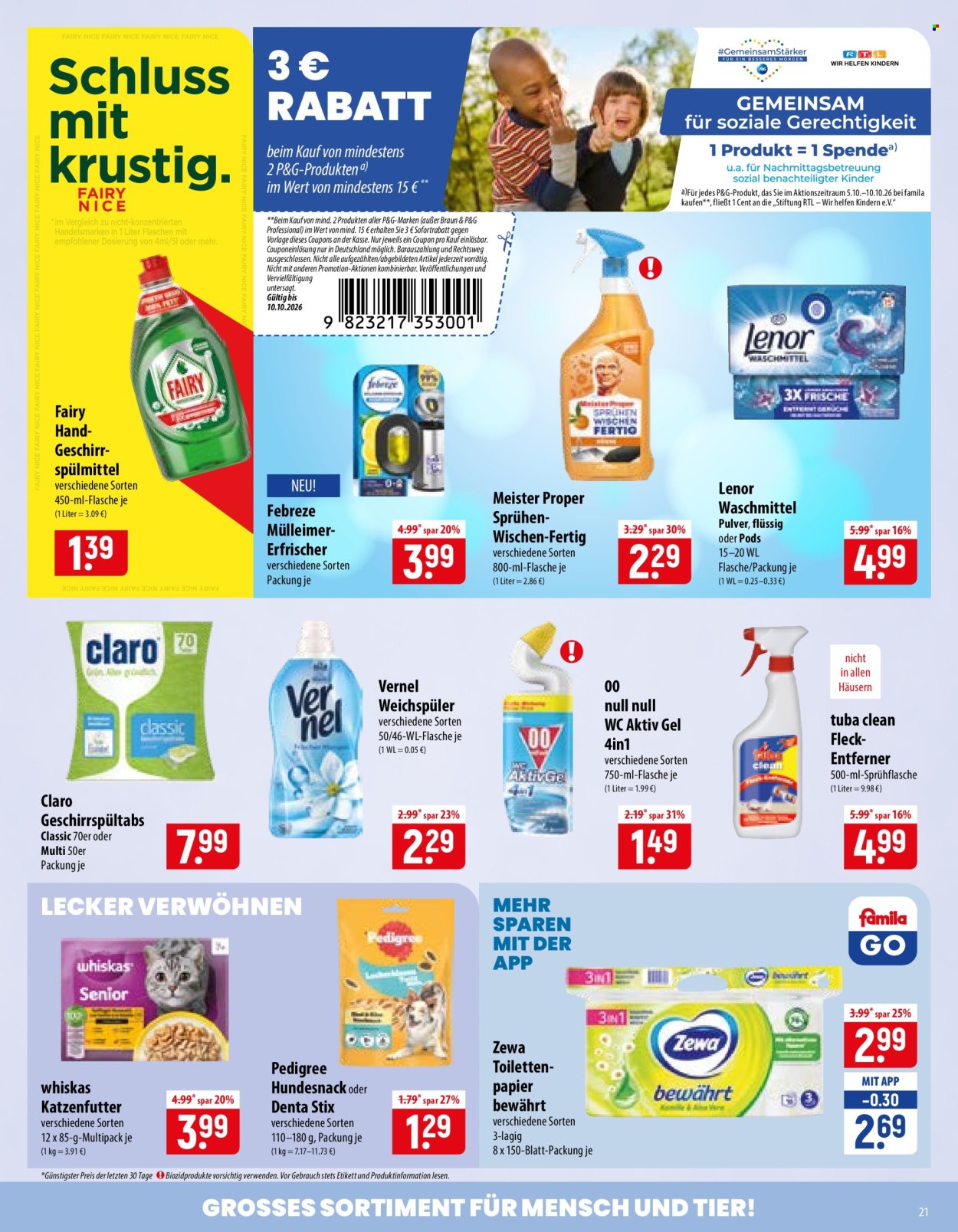 famila Prospekte  - 5.10.2026 - 10.10.2026. Seite 21