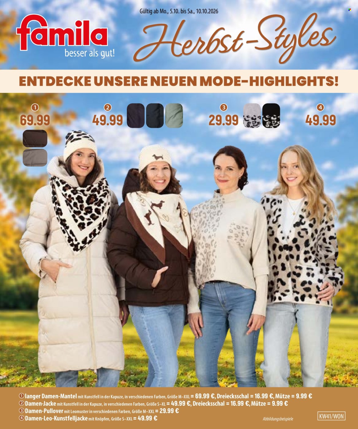 famila Prospekte  - 5.10.2026 - 10.10.2026. Seite 1
