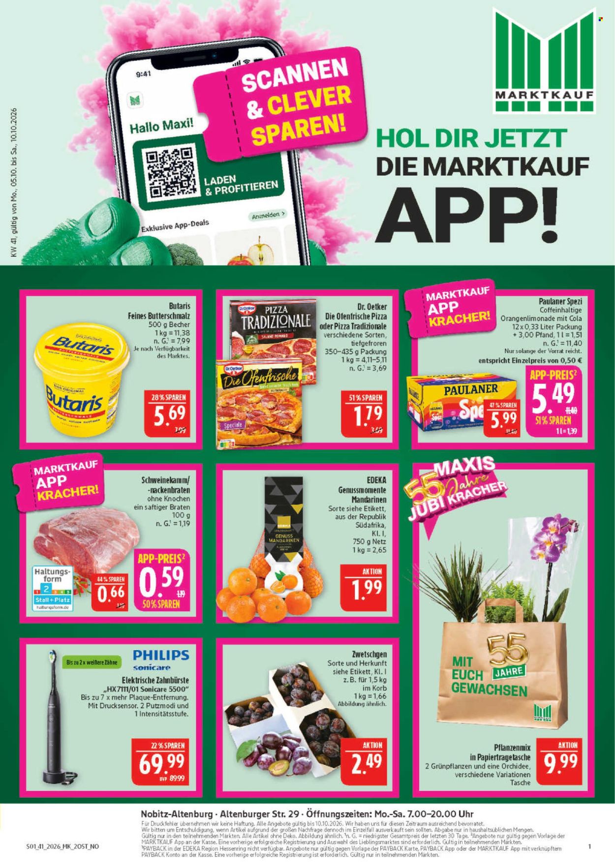 Marktkauf Prospekte  - 5.10.2026 - 10.10.2026. Seite 1