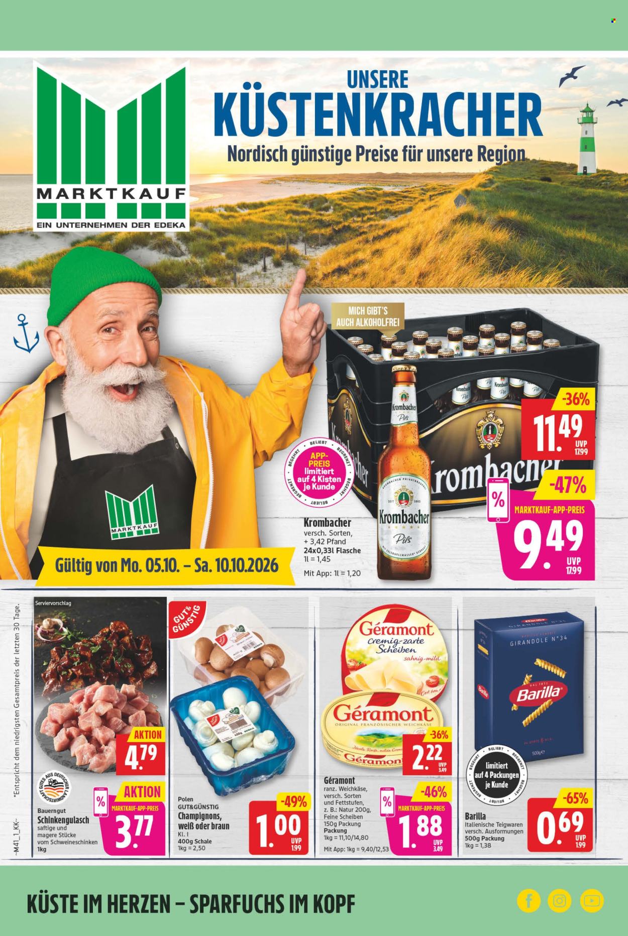 Marktkauf Prospekte  - 5.10.2026 - 10.10.2026. Seite 1