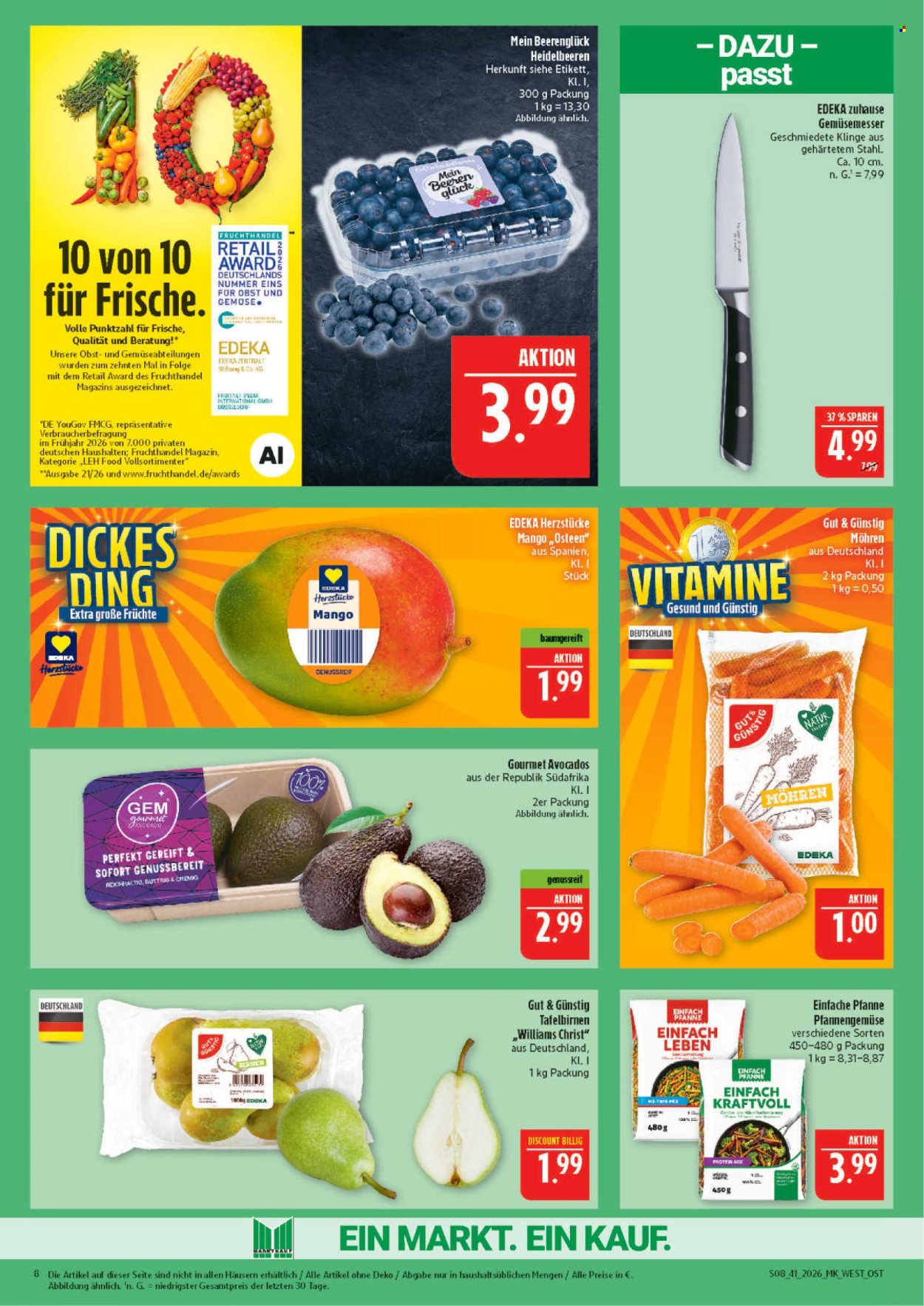 Marktkauf Prospekte  - 5.10.2026 - 10.10.2026. Seite 8