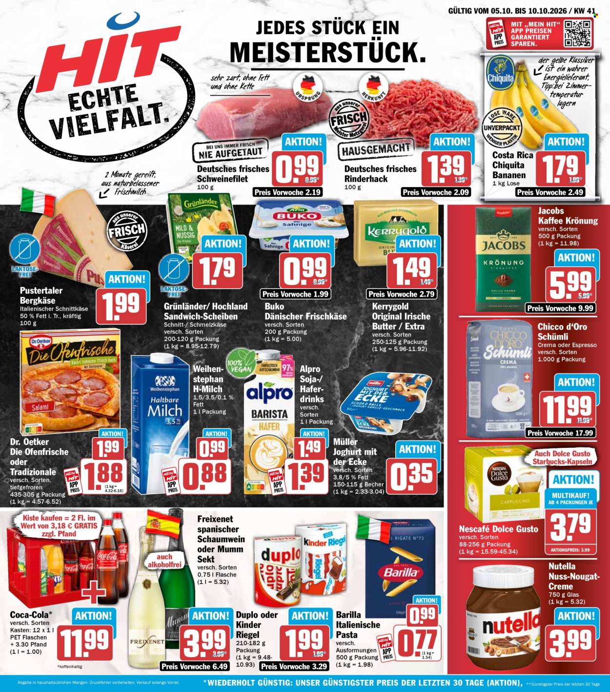 Hit Prospekte  - 5.10.2026 - 10.10.2026. Seite 1
