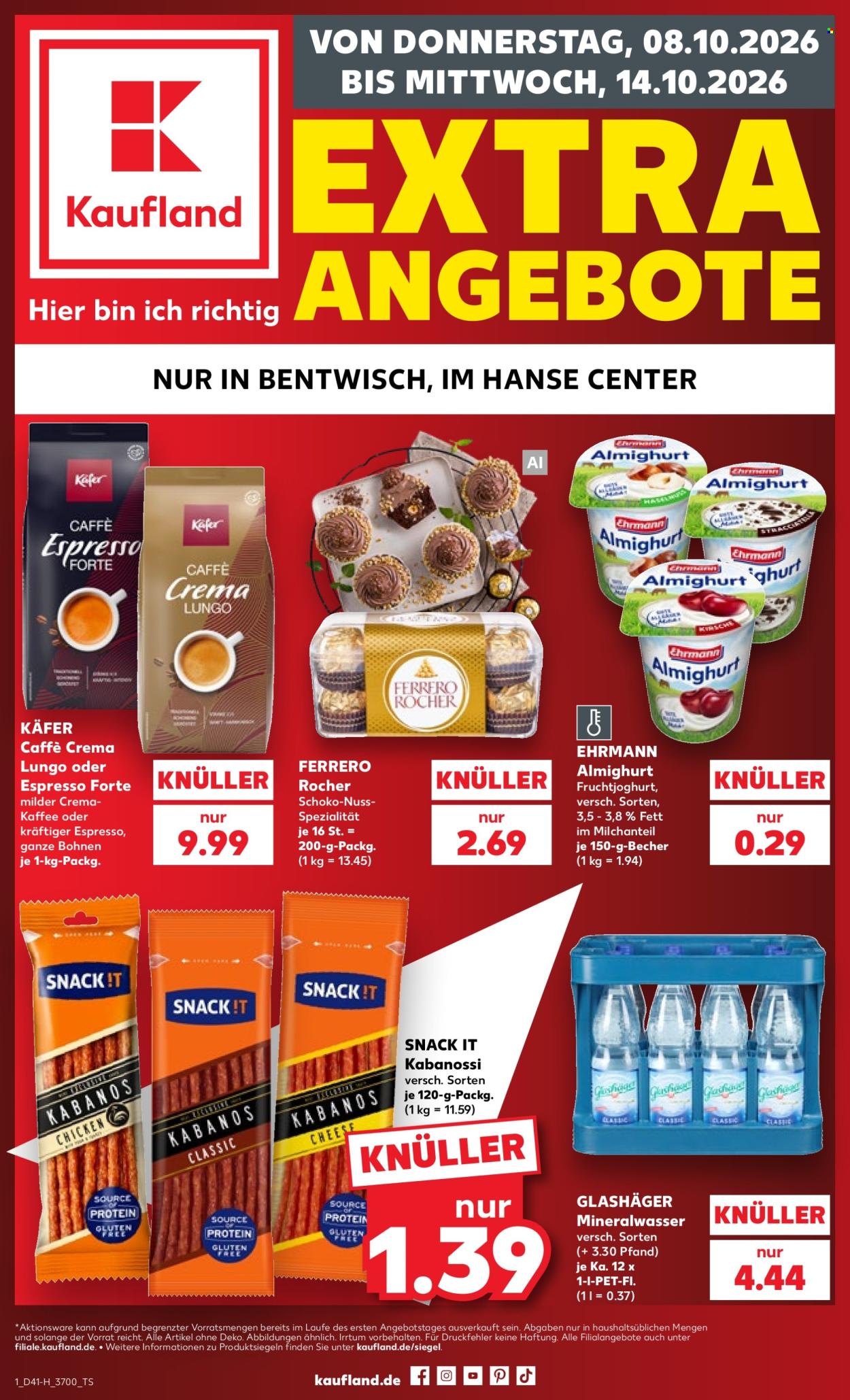 Leták Kaufland - 8.10.2026 - 14.10.2026. Strana 1