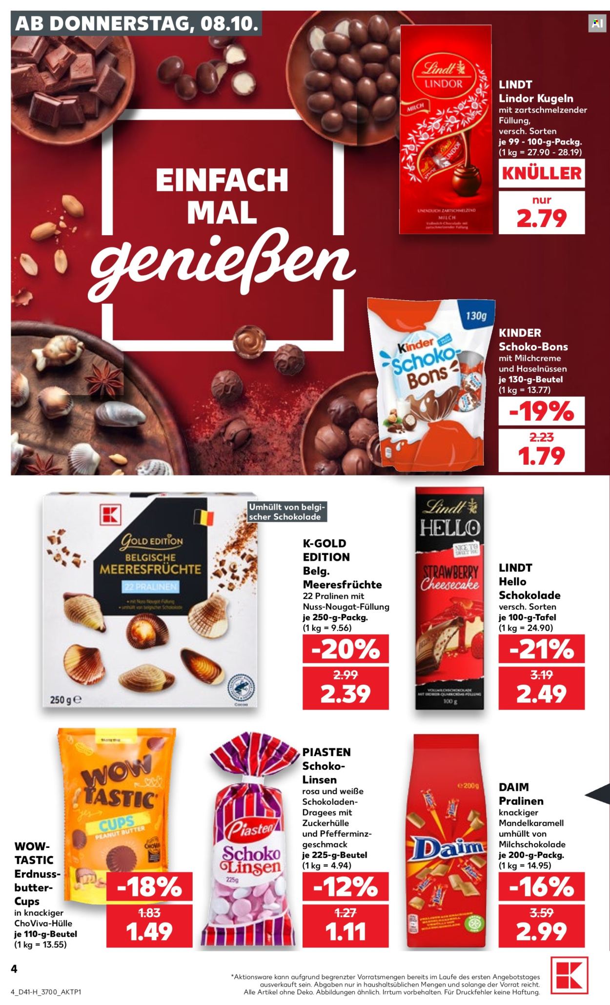 Kaufland Prospekte  - 8.10.2026 - 14.10.2026. Seite 4