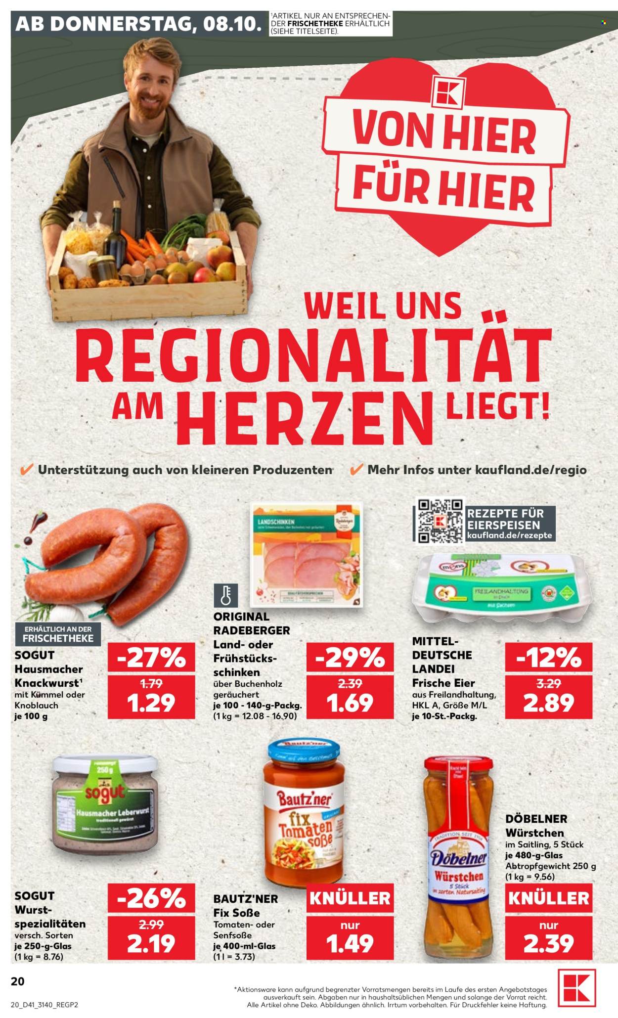 Kaufland Prospekte  - 8.10.2026 - 14.10.2026. Seite 20