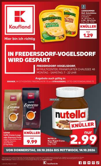 Prospekte Kaufland - 8.10.2026 - 14.10.2026.