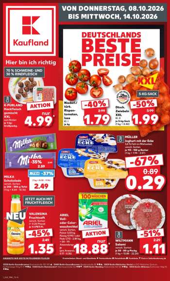 Prospekte Kaufland - 8.10.2026 - 14.10.2026.