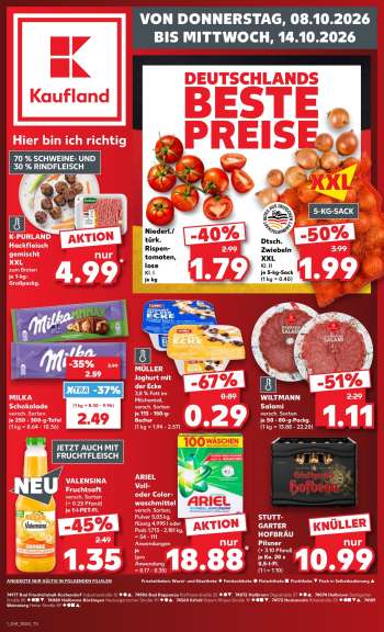 Prospekte Kaufland - 8.10.2026 - 14.10.2026.