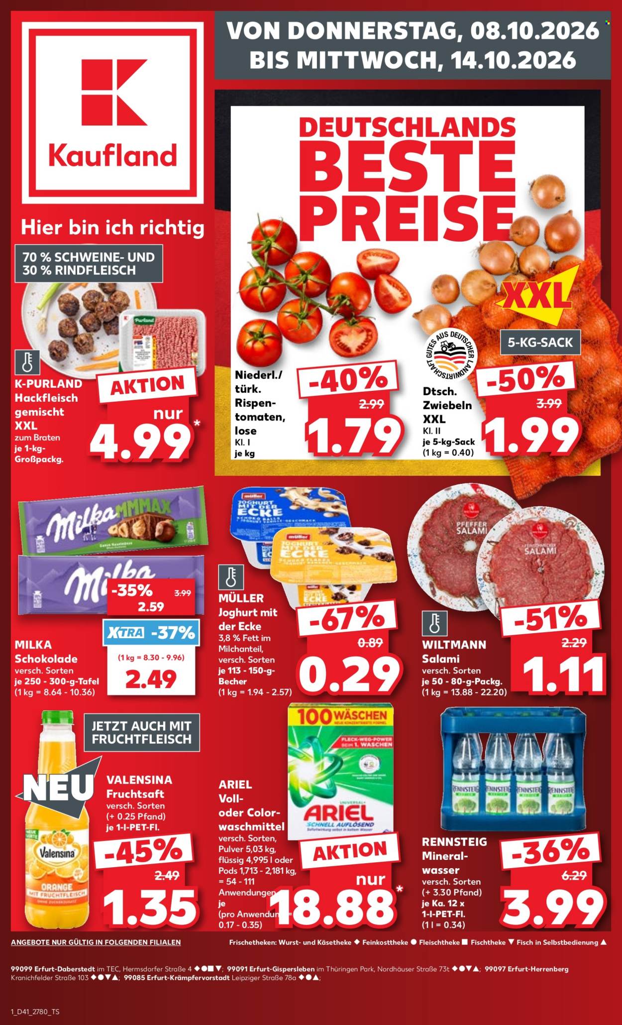 Leták Kaufland - 8.10.2026 - 14.10.2026. Strana 1