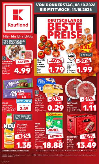 Prospekte Kaufland - 8.10.2026 - 14.10.2026.